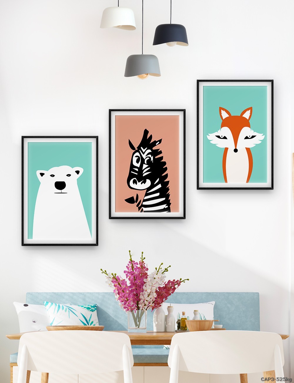 Động vật - tranh vẽ dễ thương CAP3-525kg